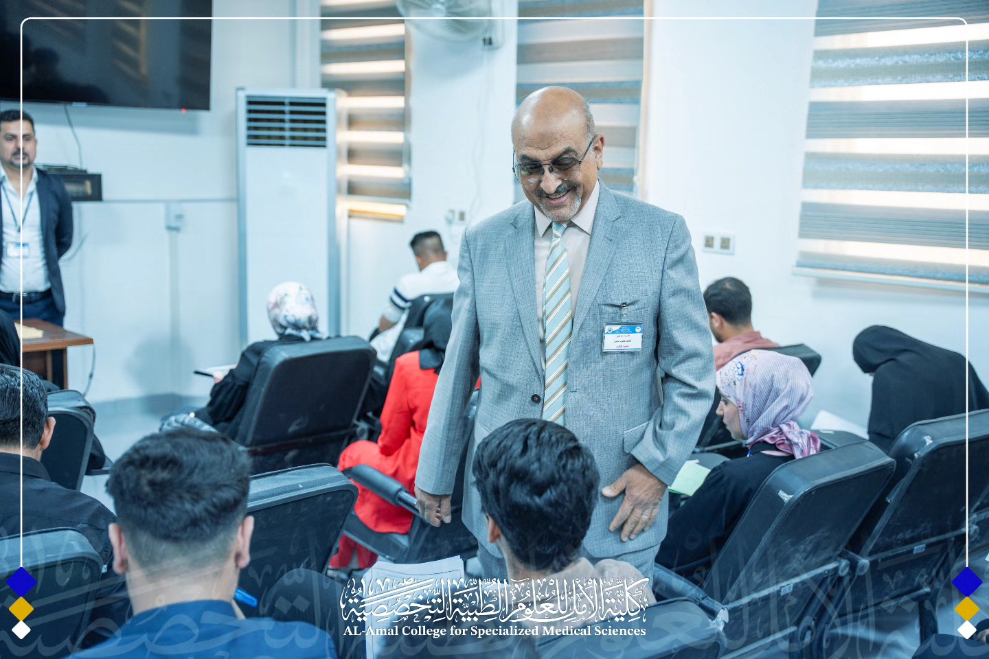Al-Amal College Begins Second Semester Exams Amid a Positive Atmosphere
