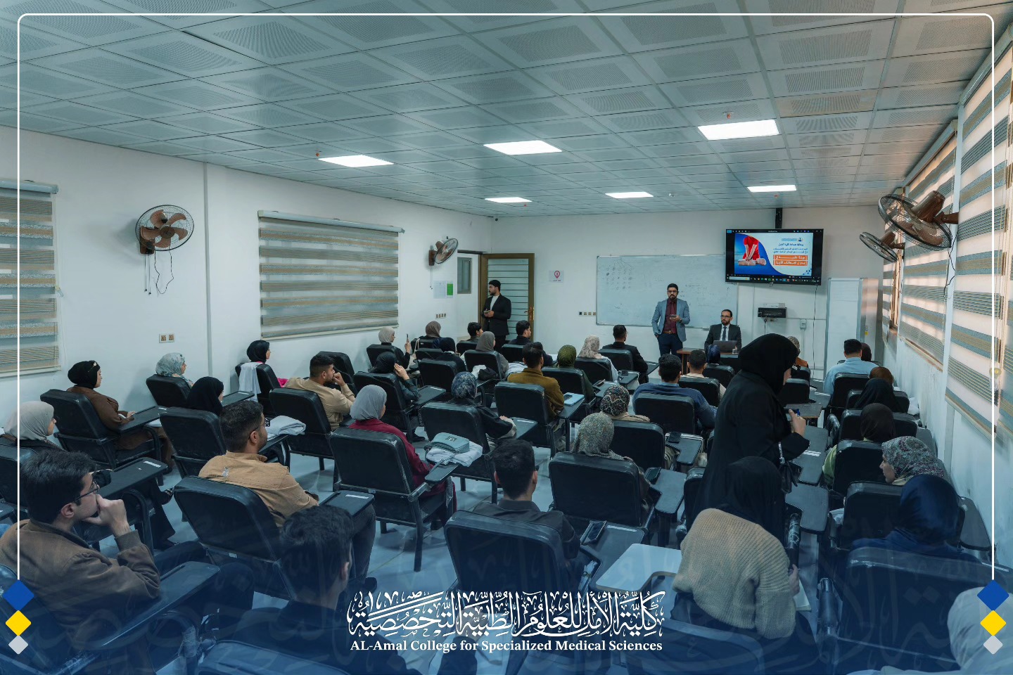 Al-Amal College Organizes a Scientific Workshop on First Aid in Collaboration with the Fursan Al-Rahma Medical Organization Team